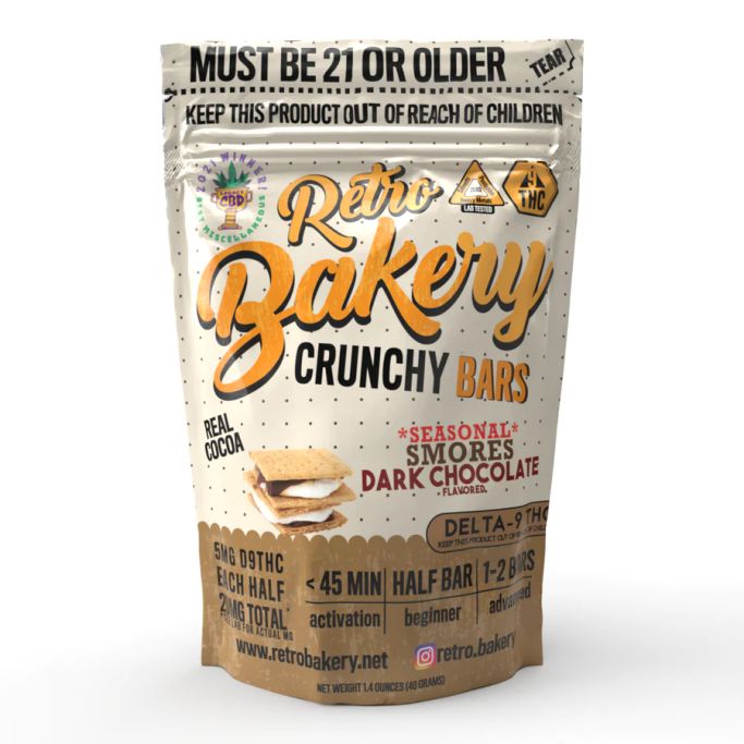$10 +tax THC Smores Crunchy Bars