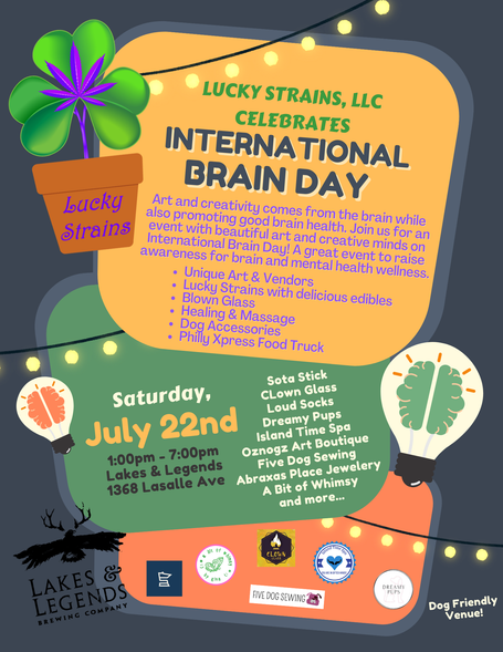 Lucky Strains Hosts Brain Day 2023 - Lakes & Legends - Minneapolis, Mn