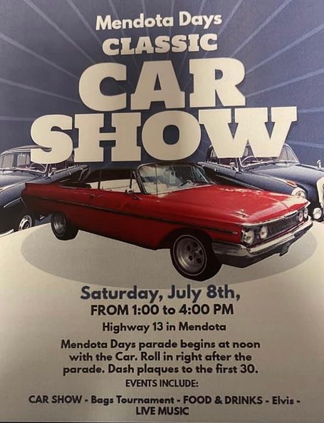 Car Show Mendota Days 2023 - Mendota, Mn