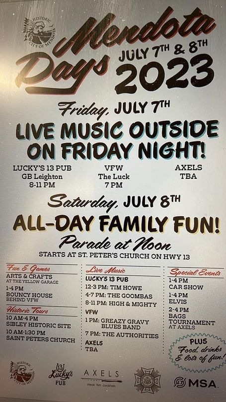 Mendota Days 2023 - Mendota, Mn